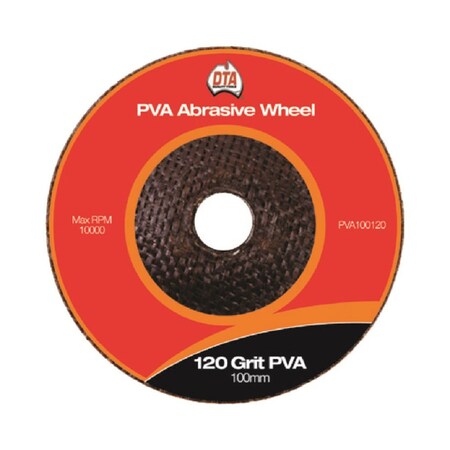 Dta Grind/Polishing Disc 120 Grit, PK10 PVA100120-10